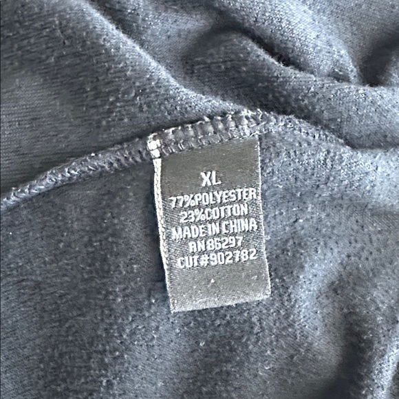 BCBG Velour Athleisure Suit 2pc Set Sz XL/Black - Picture 13 of 16